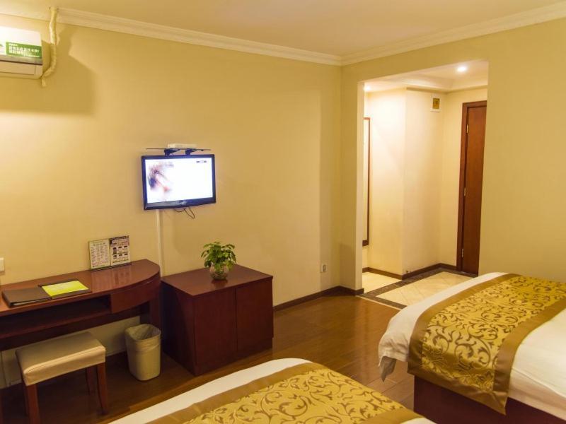 Greentree Inn Jiangsu Taizhou Jingjiang Bus Station Express Hotel Exterior foto