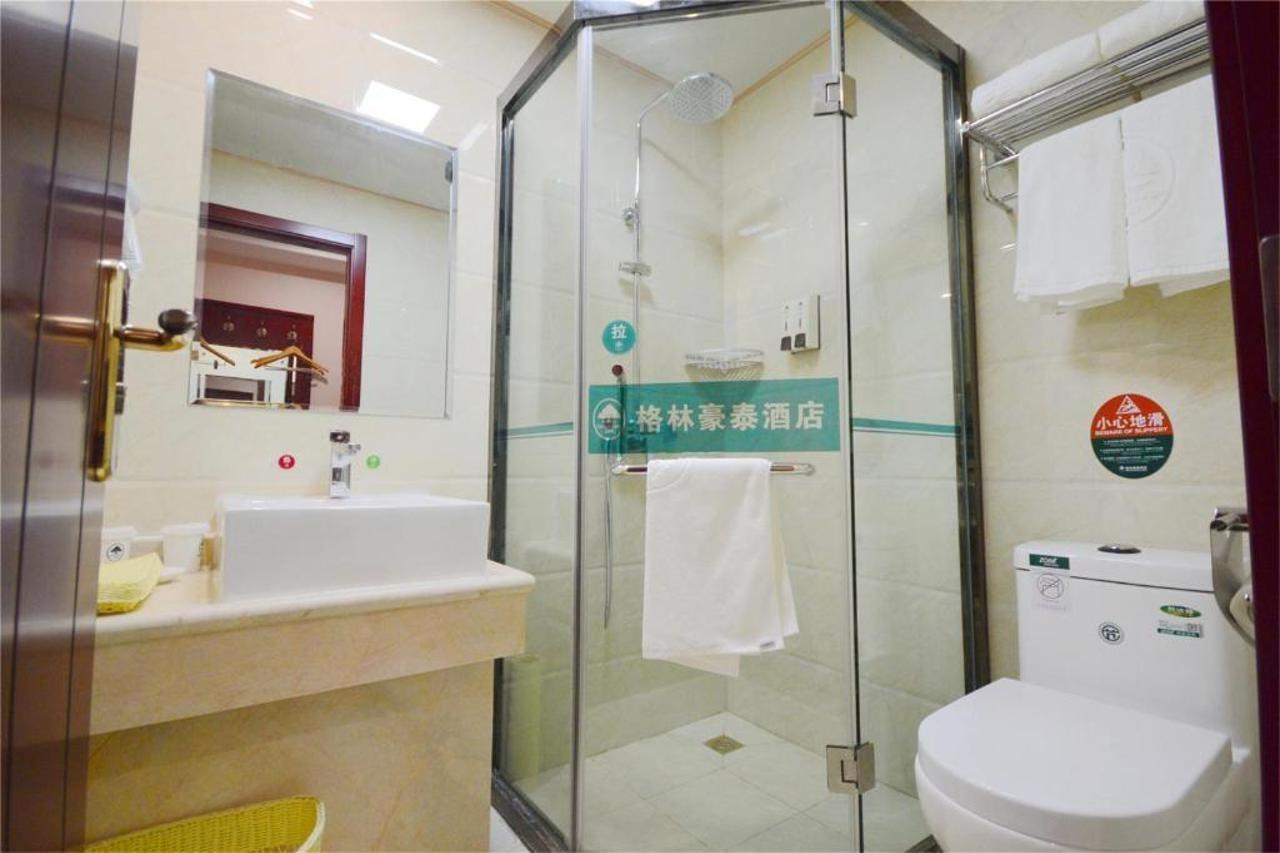 Greentree Inn Jiangsu Taizhou Jingjiang Bus Station Express Hotel Exterior foto