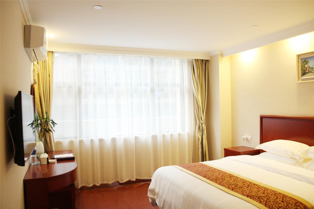 Greentree Inn Jiangsu Taizhou Jingjiang Bus Station Express Hotel Exterior foto