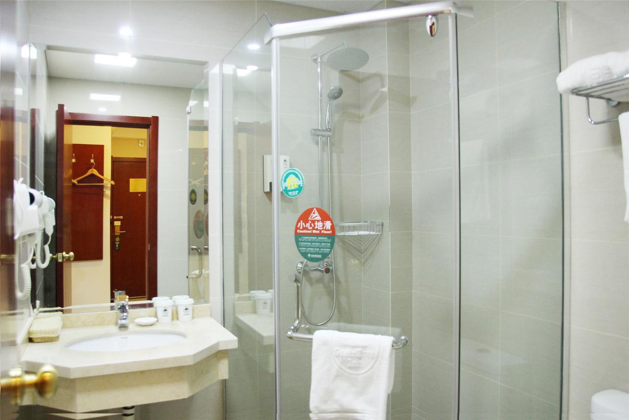 Greentree Inn Jiangsu Taizhou Jingjiang Bus Station Express Hotel Exterior foto